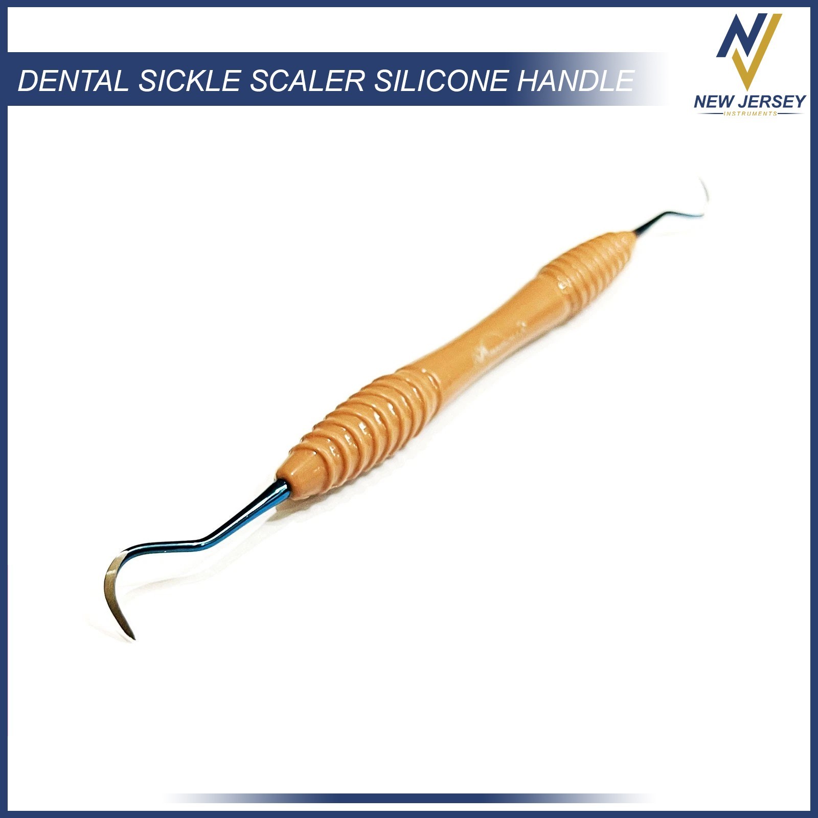 Sickle Scaler Silicone Dental Hand Instruments Pro Periodontal Hygiene Pick Tool
