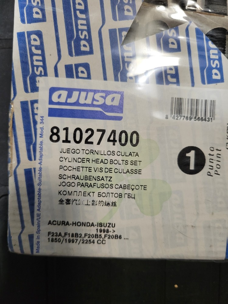 Engine Cylinder Head Bolt Set Ajusa 81027400