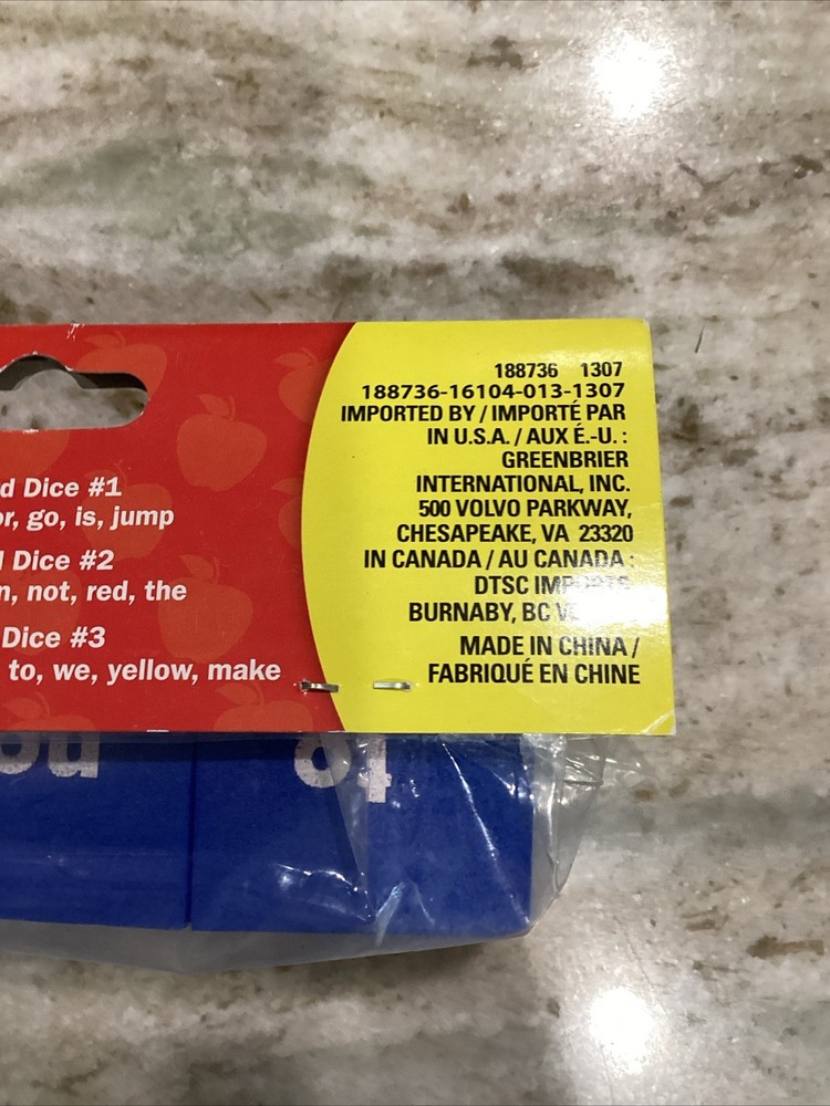 Teaching Tree Level 1 Sight Word Dice (3) Educational Tool For teachers