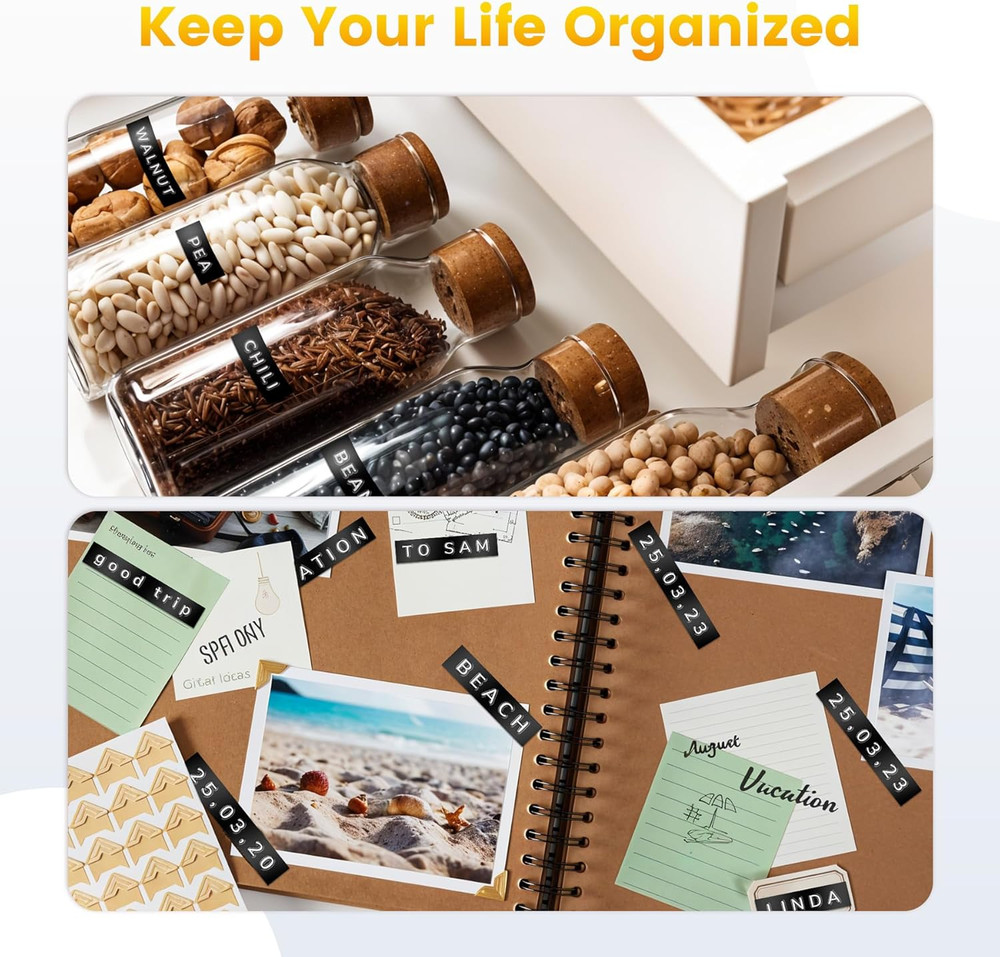 Label Maker,Vintage Embossing Label Maker,Retro Embossed Label Maker Machine for