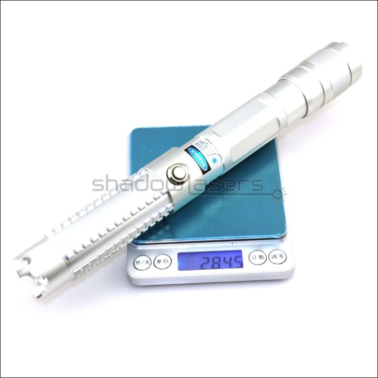 BX8-H 450nm Adjustable Focus Visible Blue Laser Pointer Pen Beam Light US