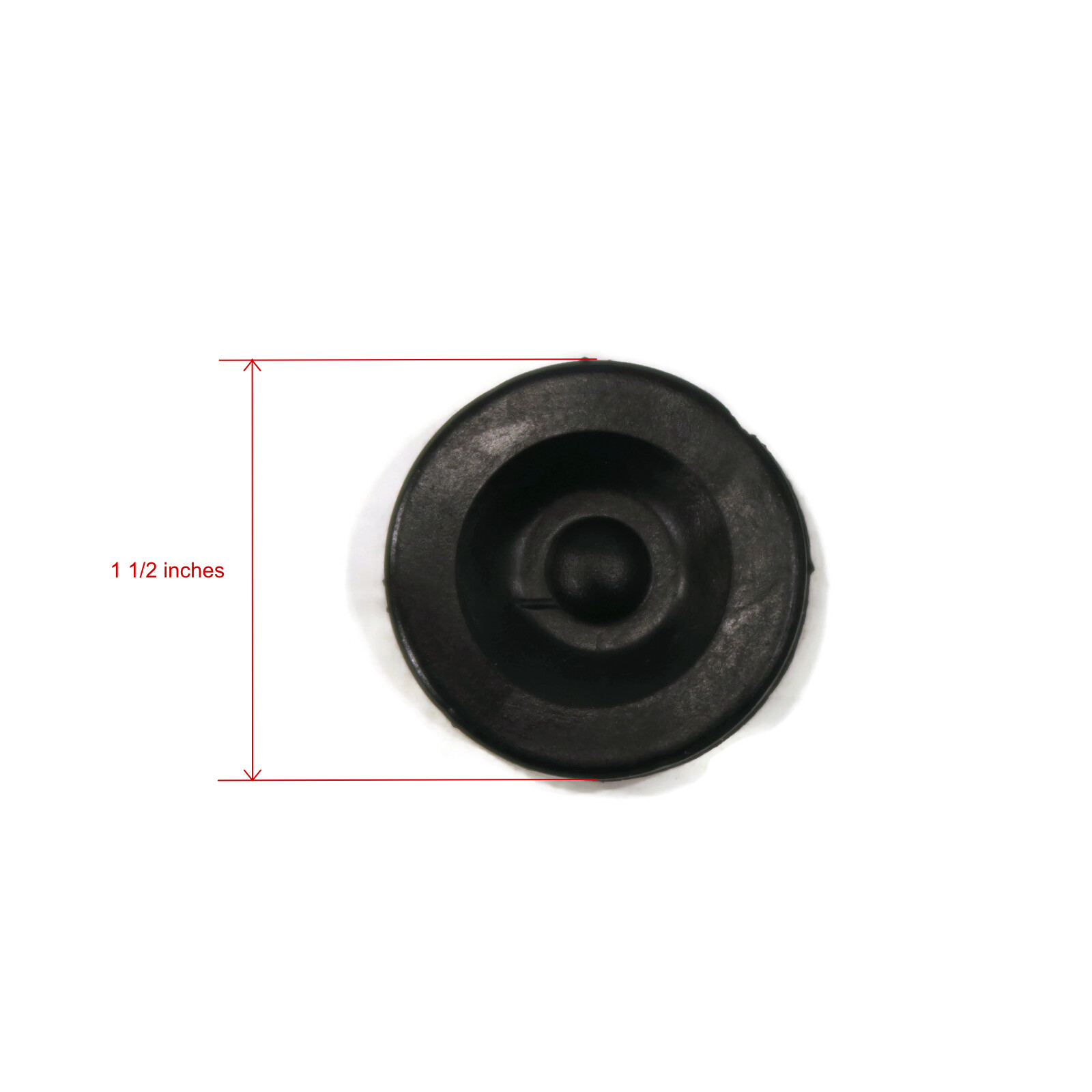 5-Pack Black Rubber Grease Plug Hub Dust Cap Dexter EZ Lube Trailer Camper Axle
