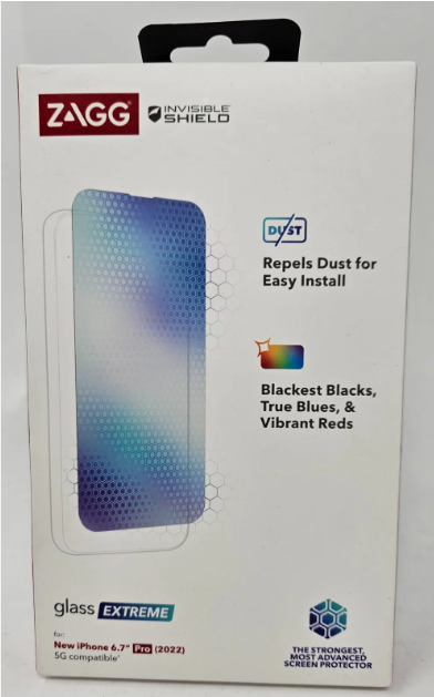 ZAGG Glass Extreme Screen Protector for Apple iPhone 14 Pro Max (6.7")