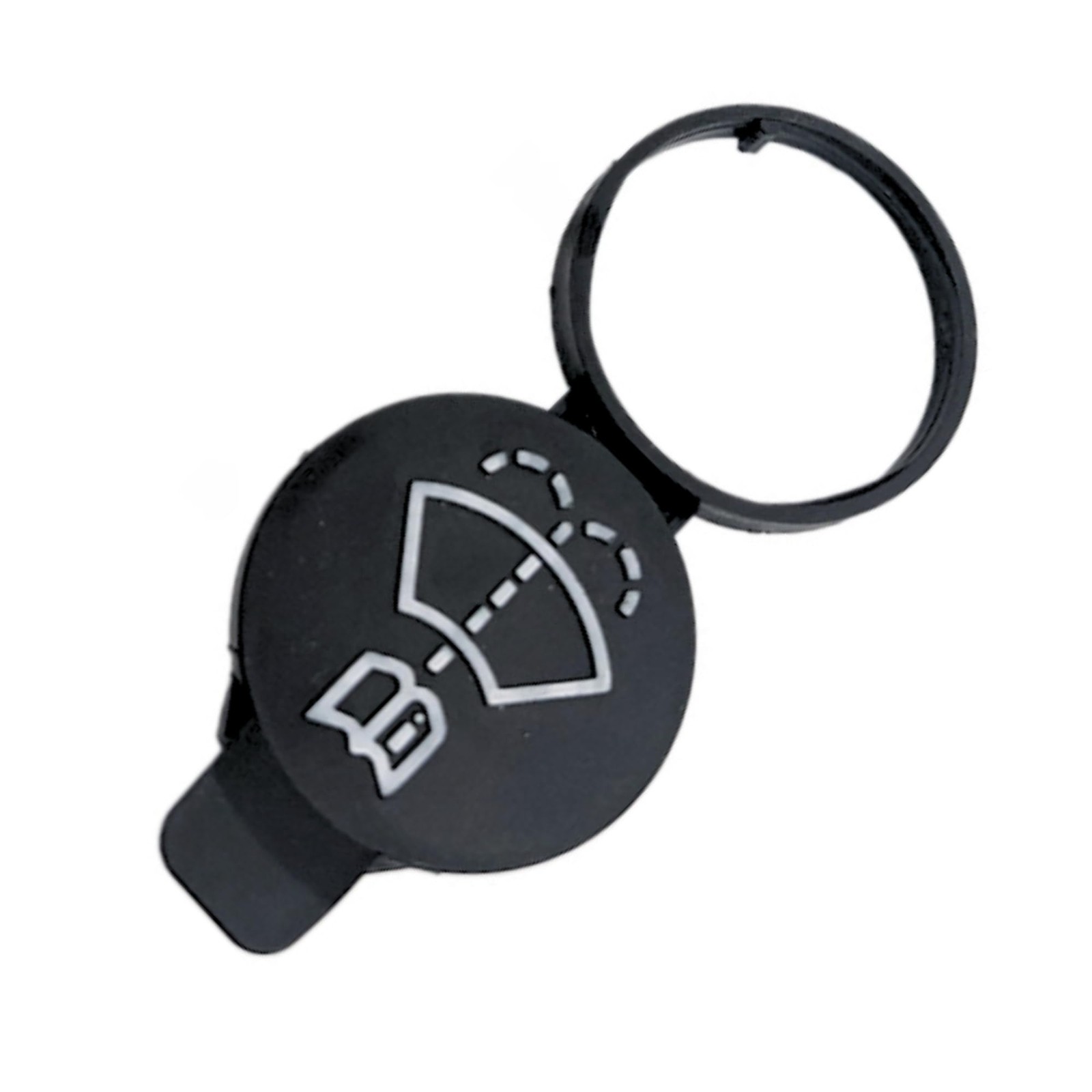 Windshield Wiper Fluid Cap - OEM Replacement Washer Reservoir Black