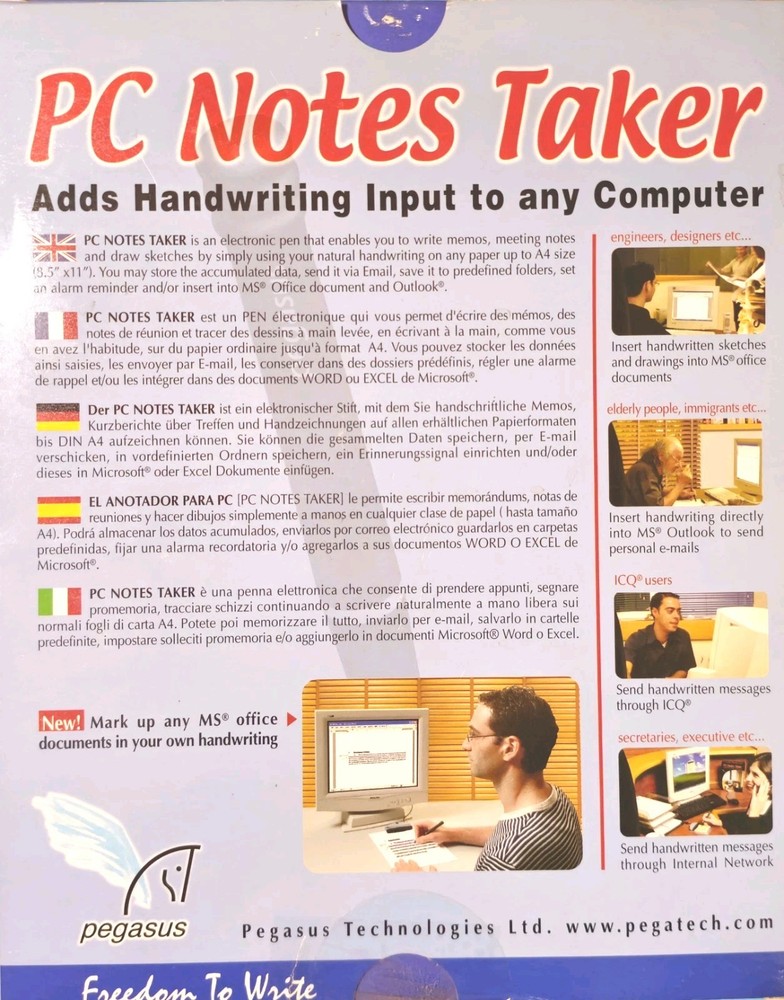 Pegasus Pc Note Taker