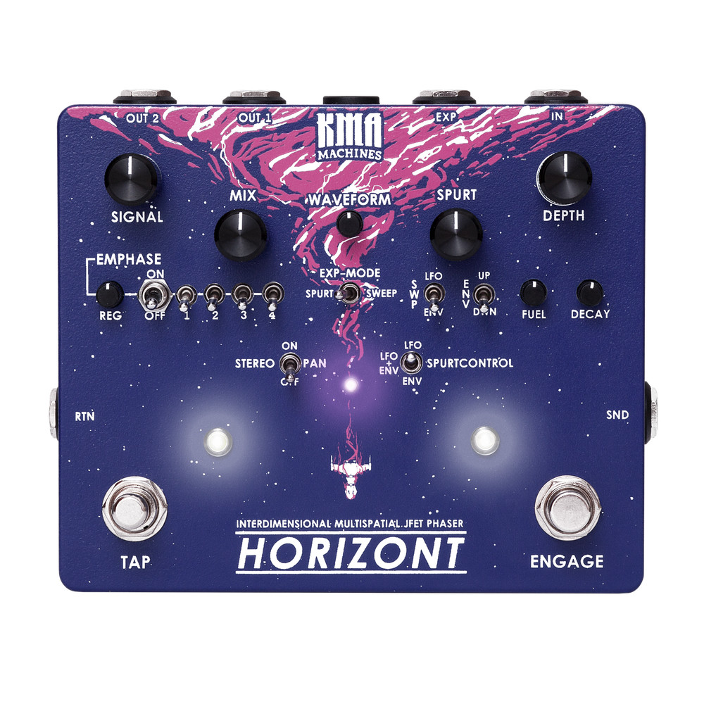 KMA Machines Horizont Stereo Phaser Pedal