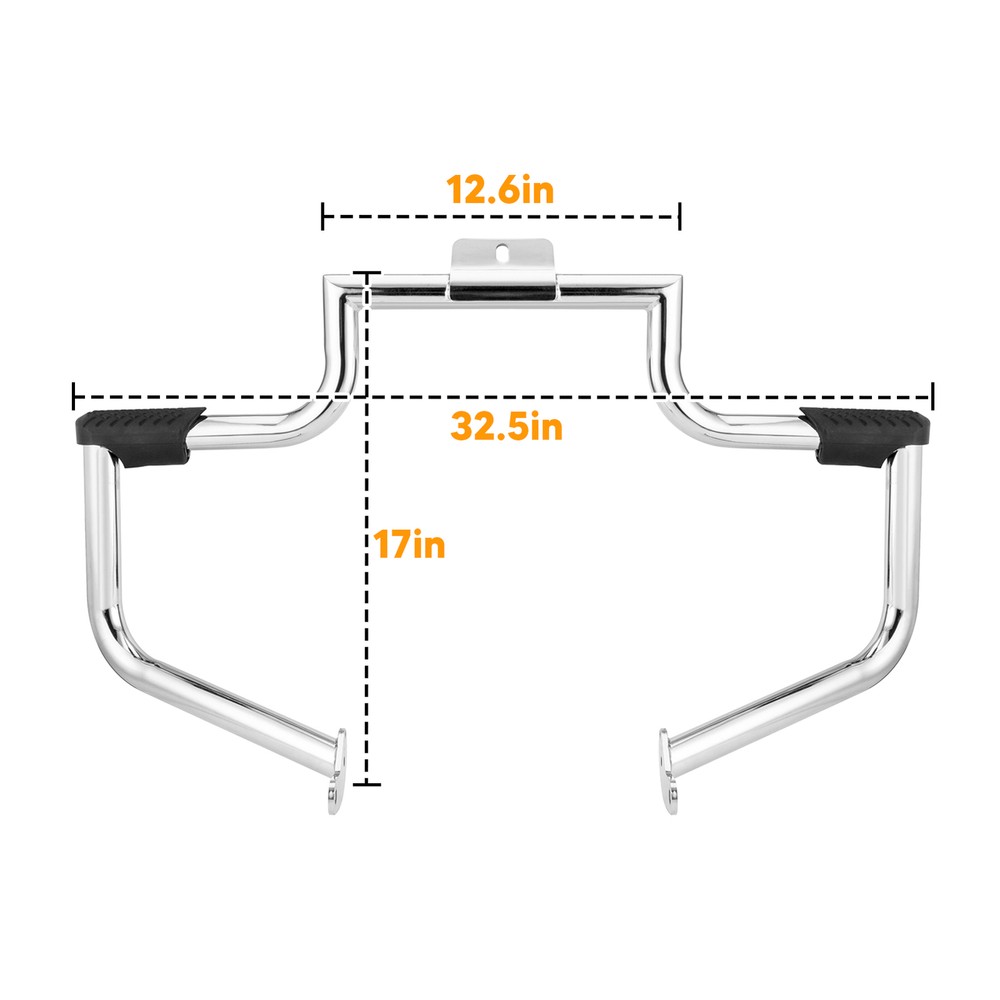 Highway Engine Guard Crash Bar For Harley Softail Deluxe Without Forward Control