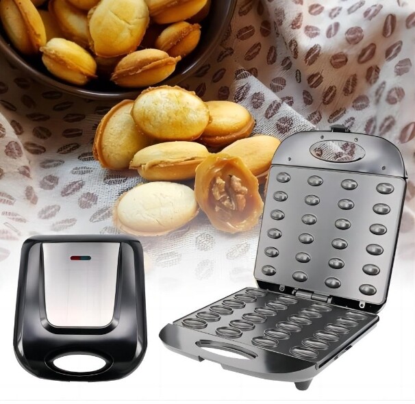 Electric Walnut Cake Maker 24 pcs Capacity Electric Nut Waffle Bread Maker