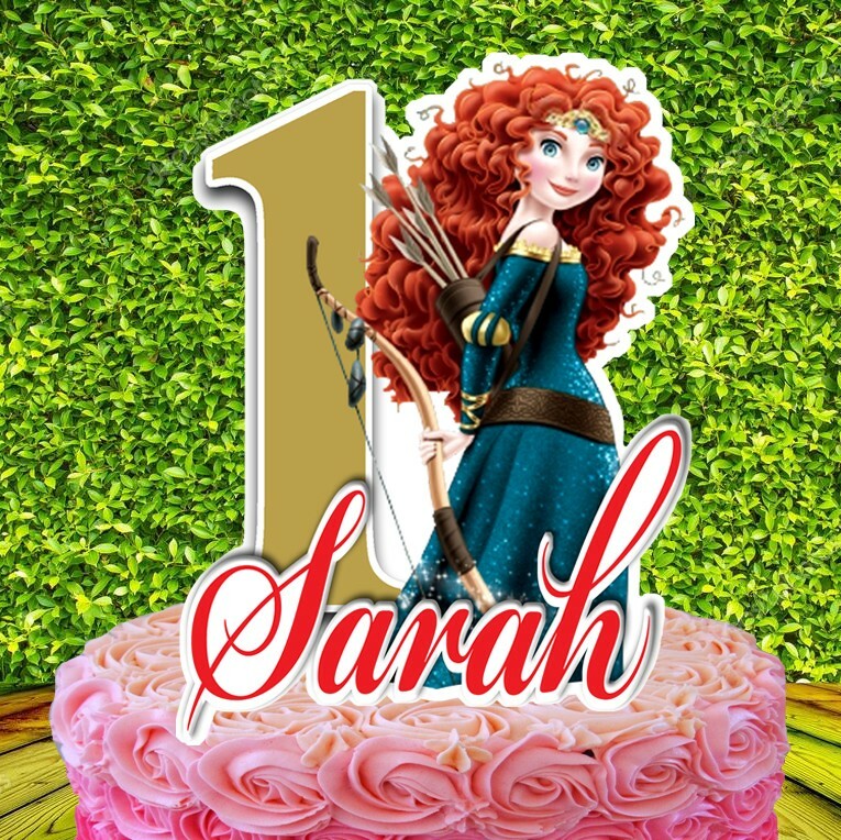 Princess Merida (Brave)  Cake Topper