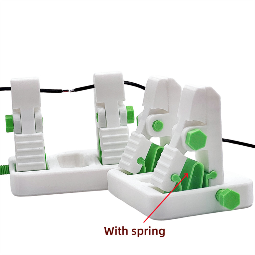 Compact Wire Mounting Bracket Clamp for 3D Printing and PCB Work