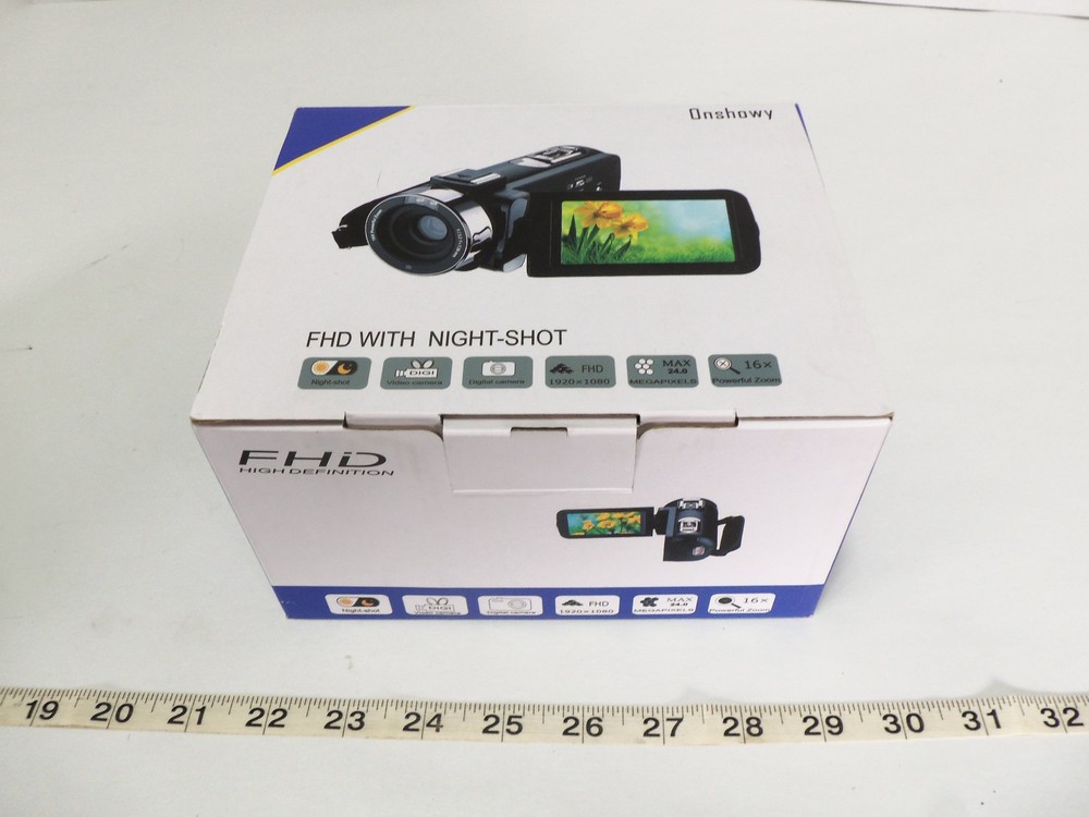 Onshowy Digital Camera With Microphone Camcorder Remote Control Night Vision