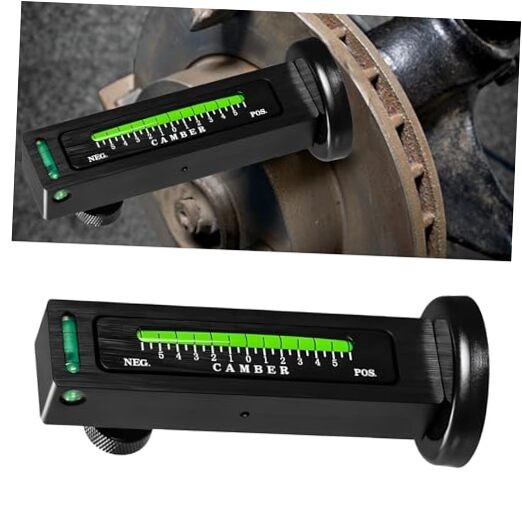 Adjustable Magnetic Gauge Tool, Camber Castor Strut Wheel Alignment Black