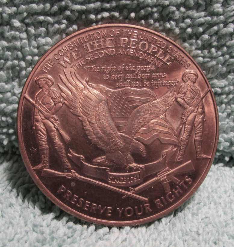 2nd Amendment 1 oz Copper Coin (type 2)