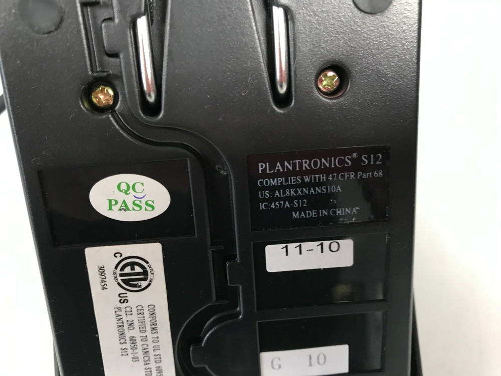 Plantronics S12 Corded Office Headset System