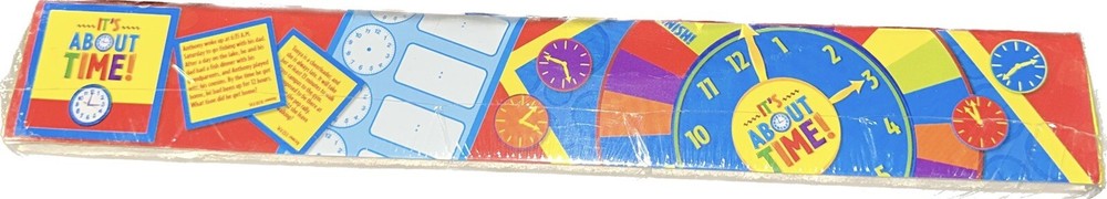 Teaching Tree Its About Time Math Board Game Sealed -
