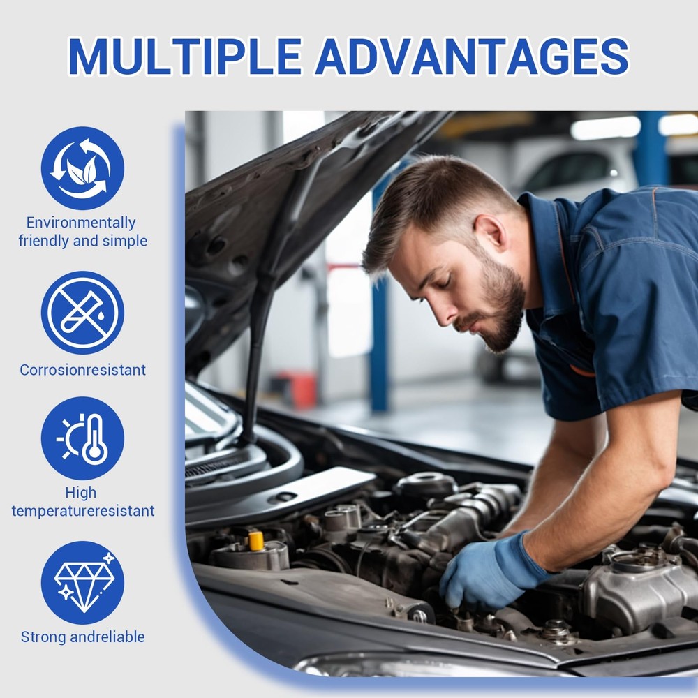 261 Pack Nylon Universal Cable Tie Buckles kit - Multifunctional Black