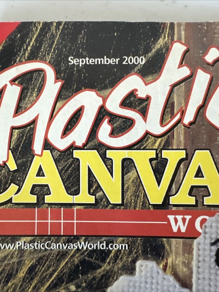 Plastic Canvas Magazine September 2000 Vintage Craft Pattern Issue