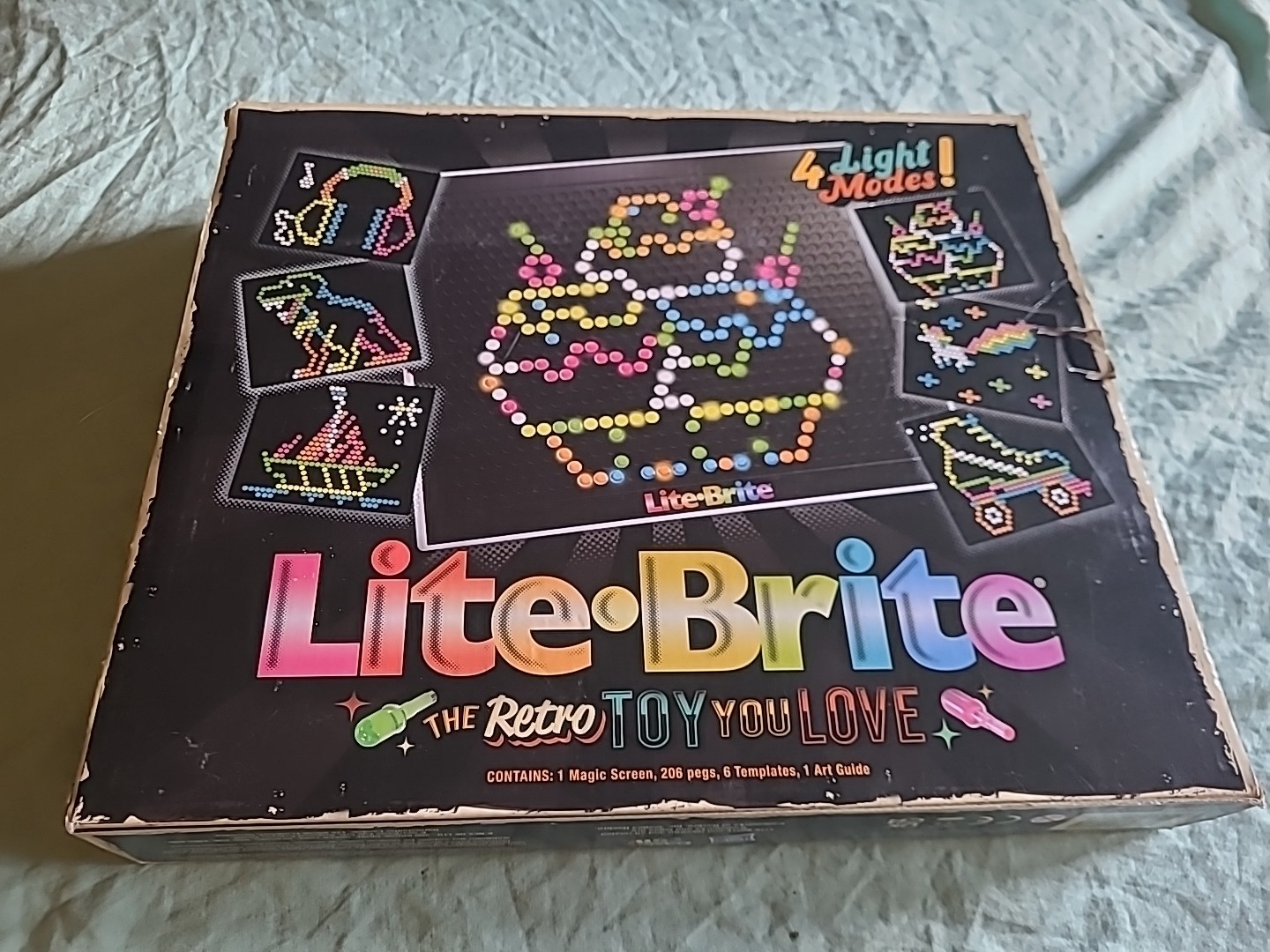 Battery Operated Lite Brite With Original Box