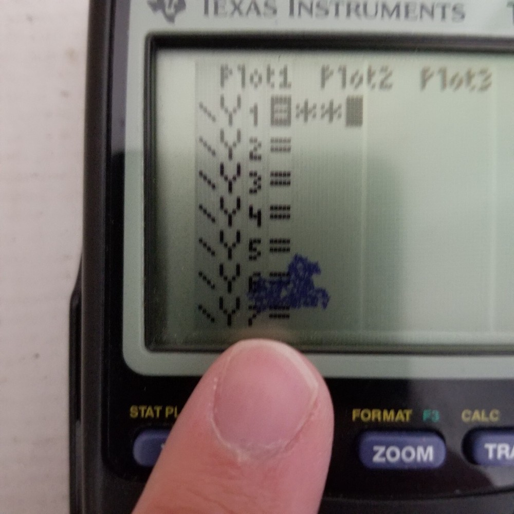 Texas Instruments TI-83 Plus Graphing Calculator Black Cover Case Tested - READ