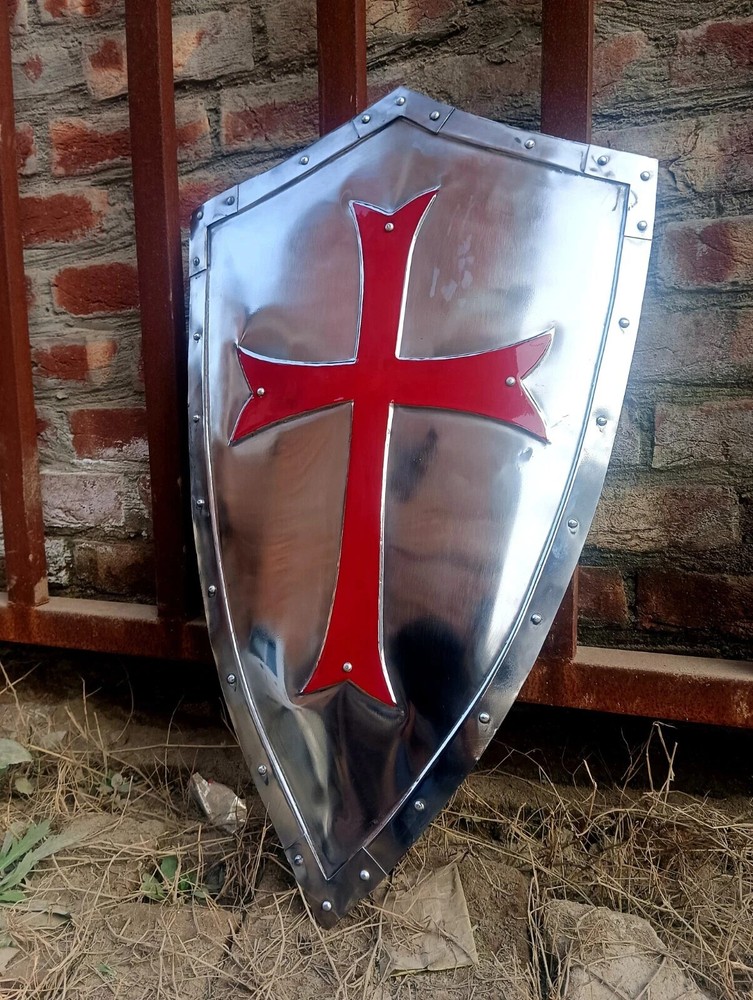 Knight Shield  Lion Crest – Wall Decor & LARP