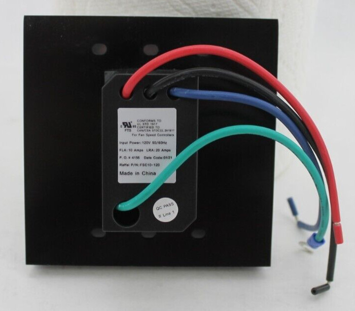 Raffel FSC10-120 Solid State Speed Controller