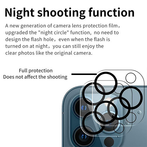 For iPhone 15 14 13 12 11 Pro Max Tempered Glass Privacy Screen Camera Protector