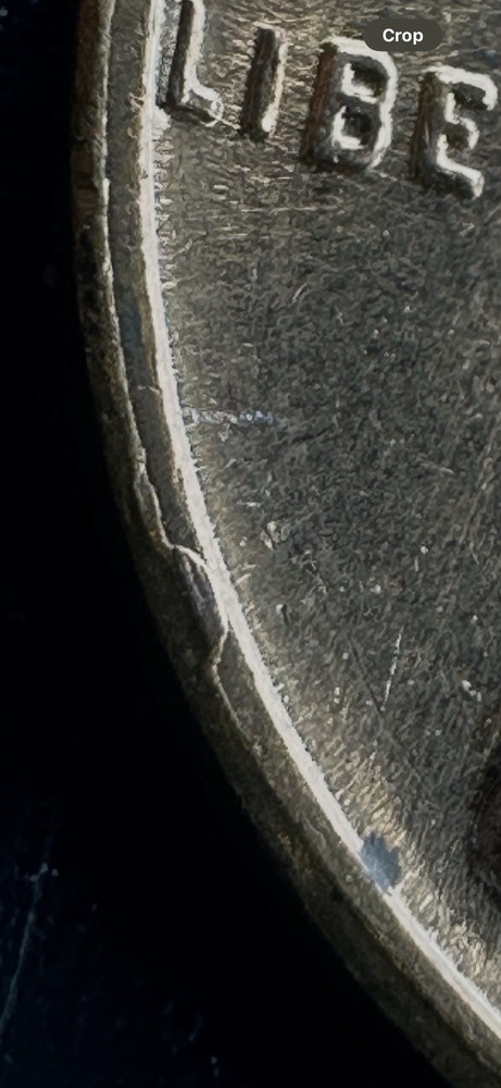 1961-D Lincoln Memorial Penny Micro Cud Error A-755