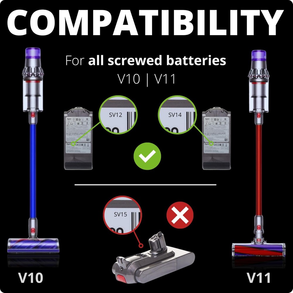 Reelleo Extra Reinforced Button Switch Compatible with Dyson V11 trigger Repl...