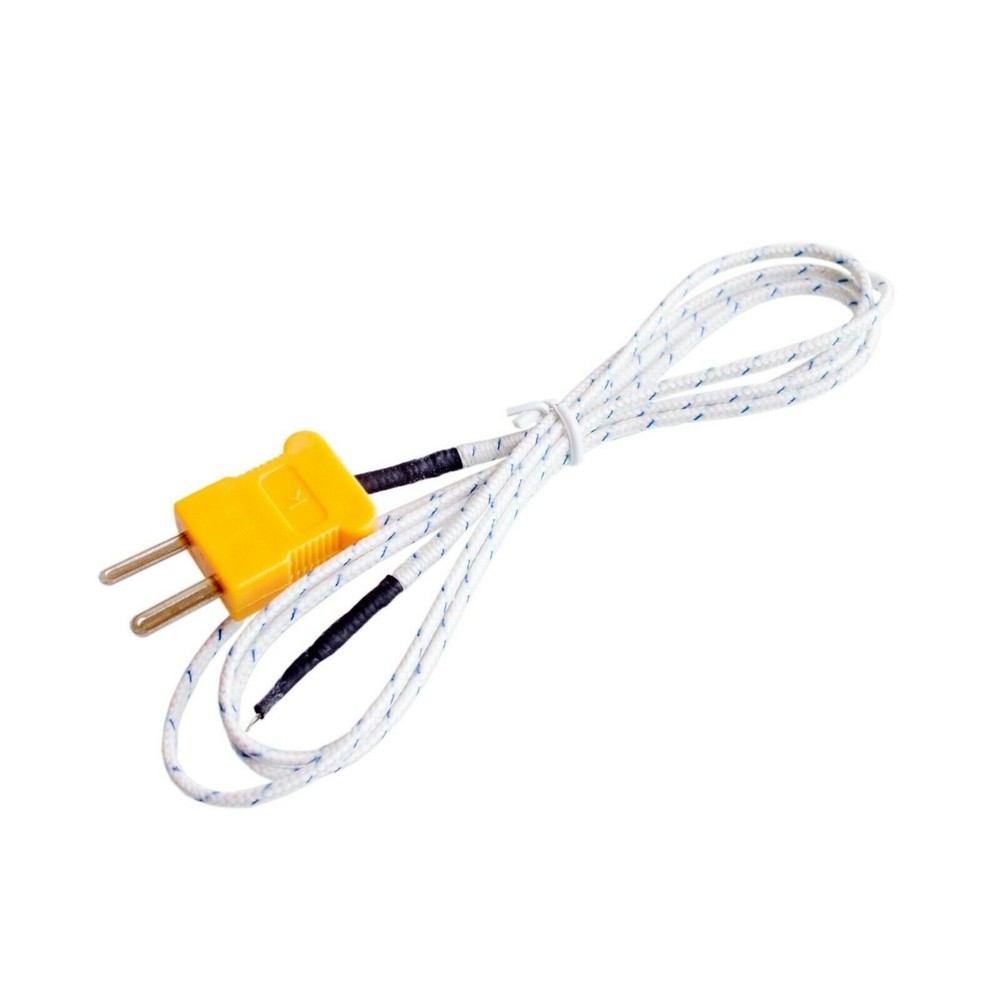 K Type Thermocouple Probe 1m Wire Temperature Sensor 20 to 500 Degrees
