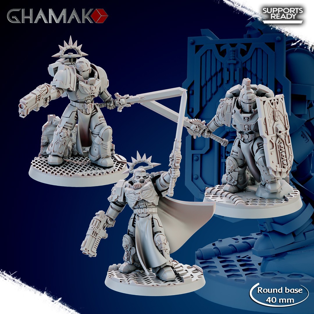 Ghamak Militum Proxy Army Set 3D resin miniatures Grim Dark Proxy