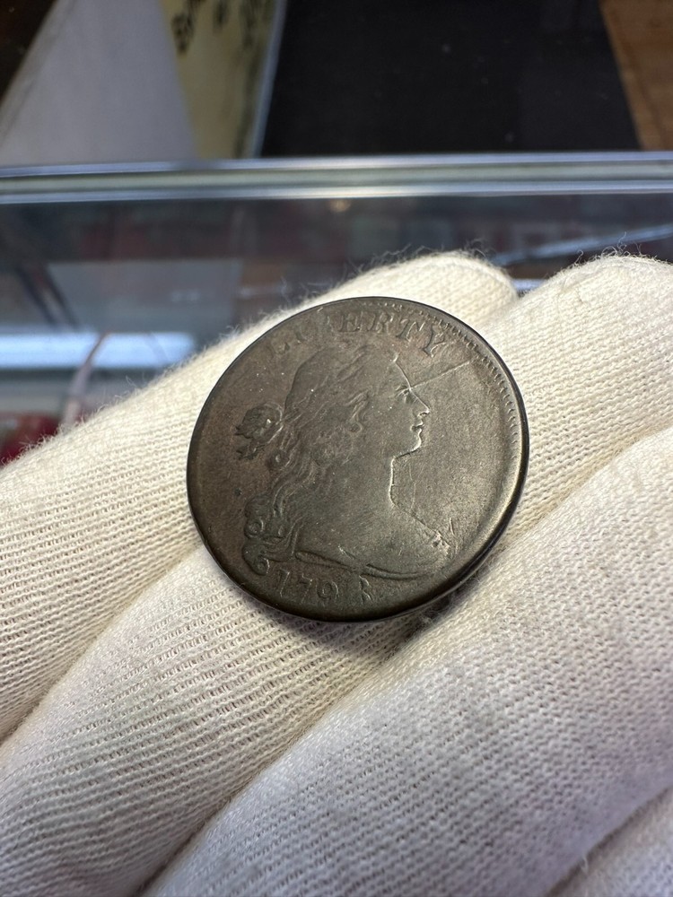 1798 Draped Bust Large Cent Fine Variety S-167