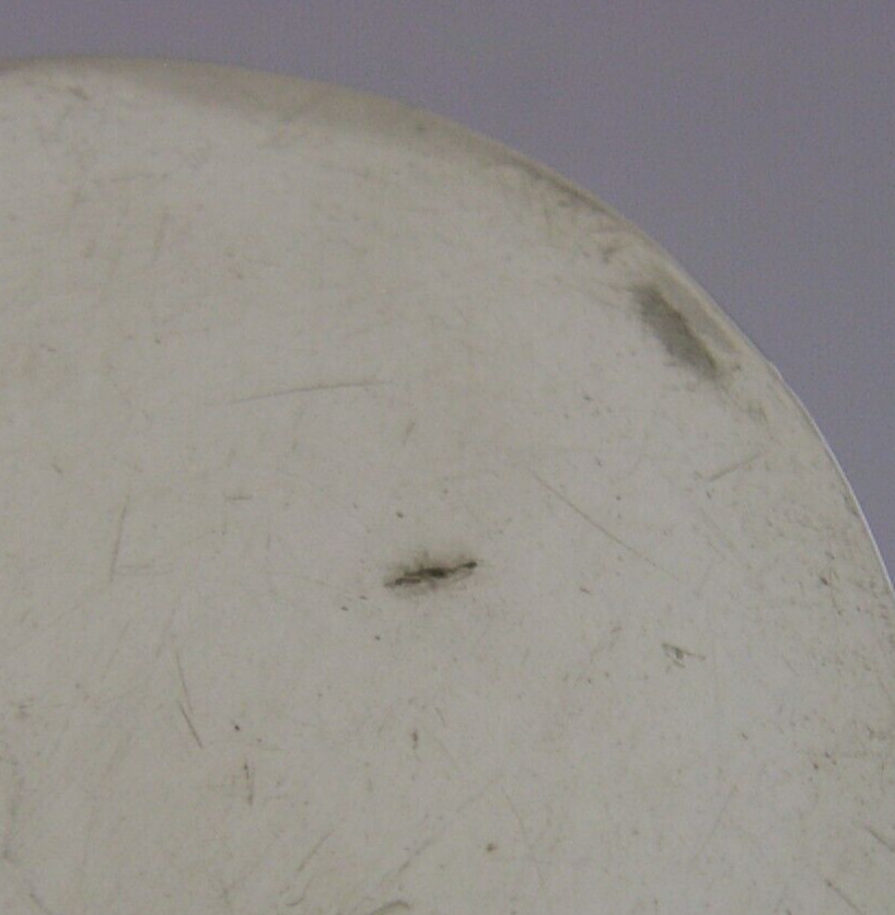 PRETTY 66g GERMAN HANAU SOLID SILVER TABLE BOX c1910 ANTIQUE FLOWER BASKET