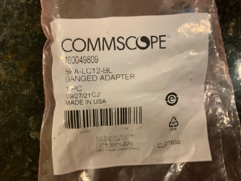 Commscope SFA-LC12-BL  GANGED ADAPTER  760049809