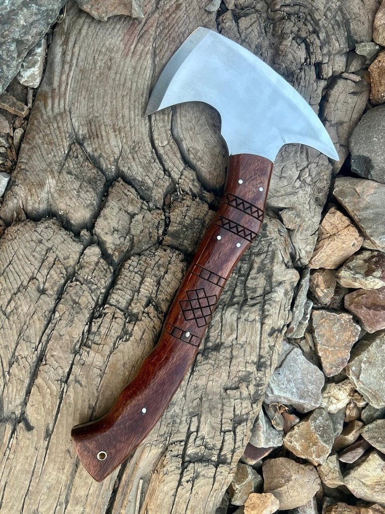 Custom Tomahawk Axe – Viking Handmade Carbon Steel Tactical Throwing Axe