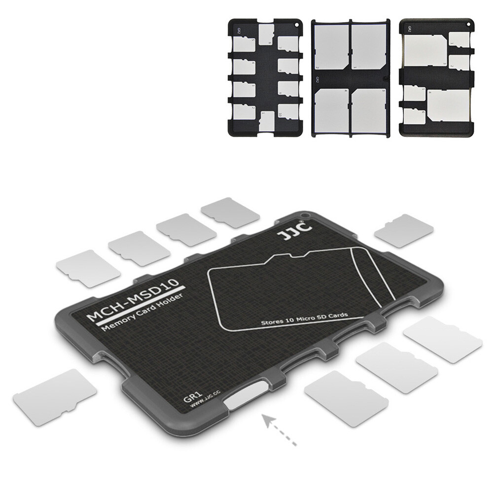 Portable Thin Memory Card Holder SD Card Storage Case for SD Micro SD TF Cards