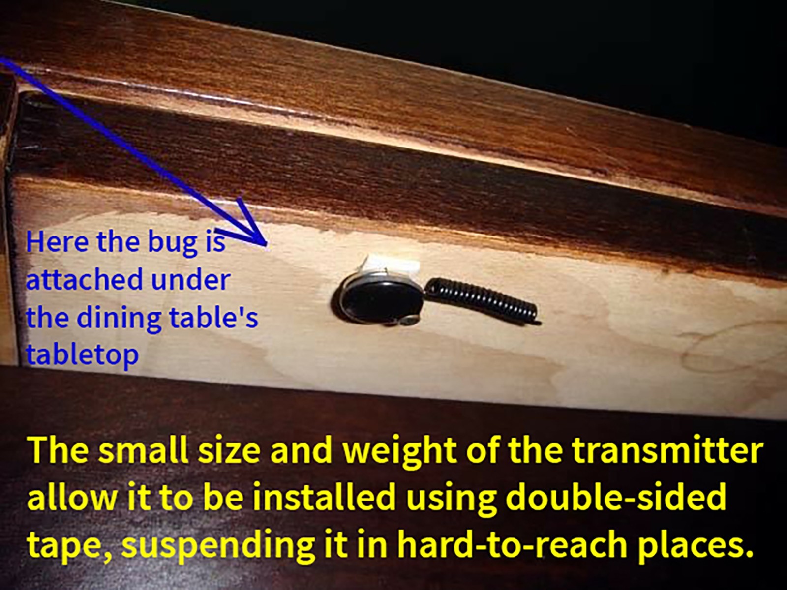 Voice listening device Mini UHF Spy Audio Bug send voice to 300m MADE IN ISRAEL