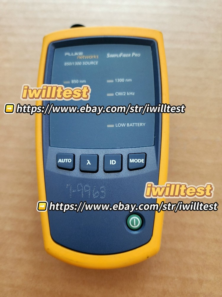 1 Pcs Fluke SimpliFiber Pro 850/1300 Multimode Source good function *IW