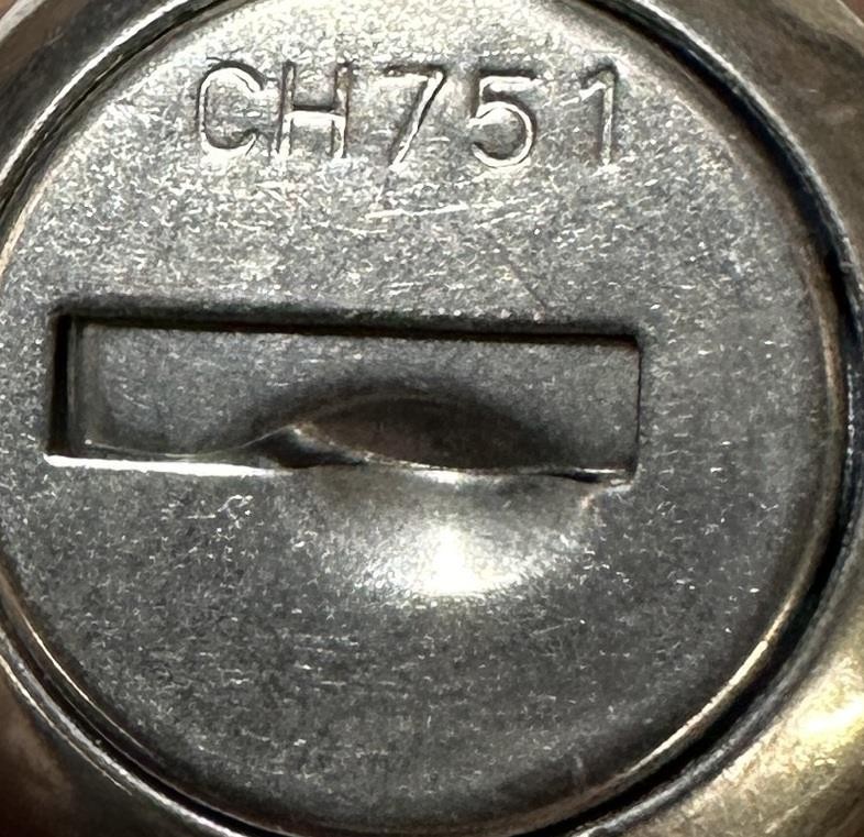 CH751 Cam Lock 5/8" Body 1-3/16" Straight Cam w/ 2 Keys For Toolbox RV Cabinet