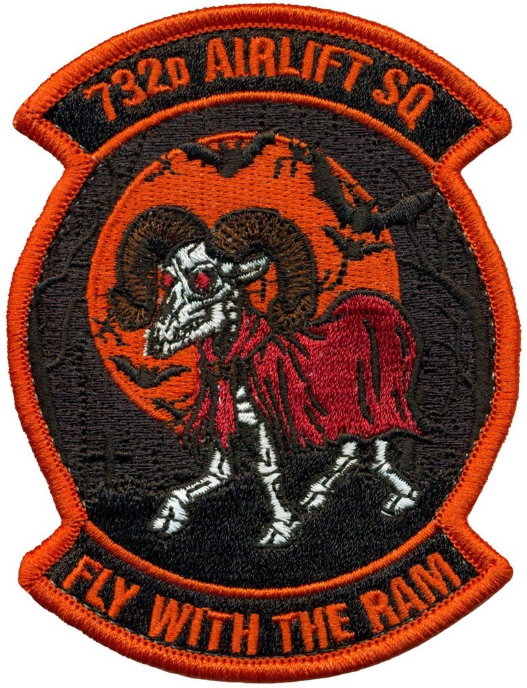 USAF 732d AIRLIFT SQUADRON – HALLOWEEN - PATCH