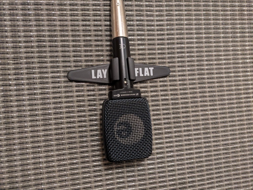 Lay Flat Microphone Clip for Sennheiser e609 / e906 Microphone
