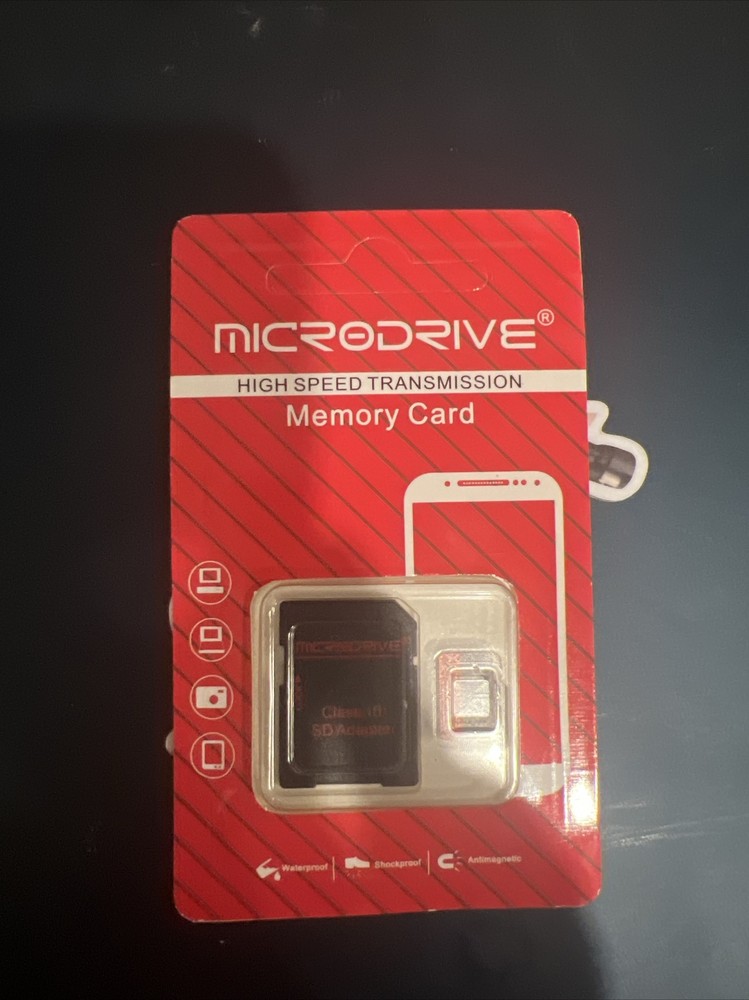 Microdrive High Speed Transmission Memory MINI SD card and ADAPTOR