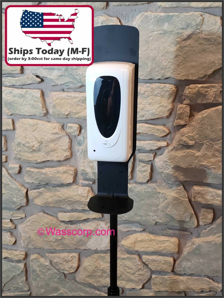Touchless Automatic Sanitizer Dispenser with Adjustable Stainless Floor Stand