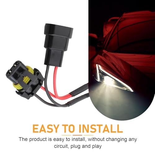 2 PCS 9006/HB4 Car LED Bulb Resistor Decoder, 50W 12V LED Load Resistor Kit,
