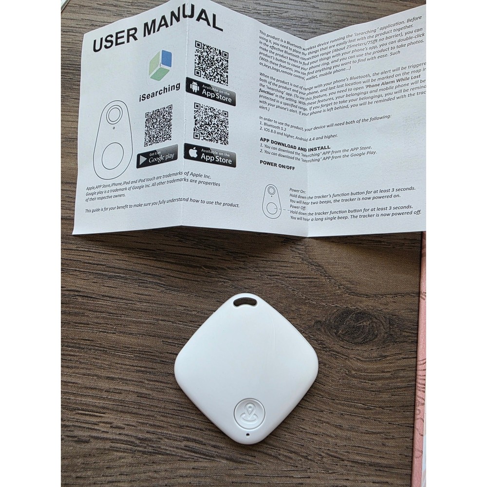 NEW iSearching Bluetooth Wireless Tracking Device