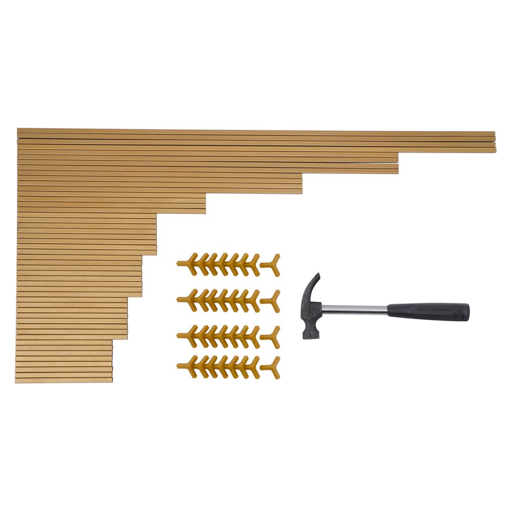 DIY Rectangular Rack For Wedding Table Centerpieces Decor Gold Flower Stand
