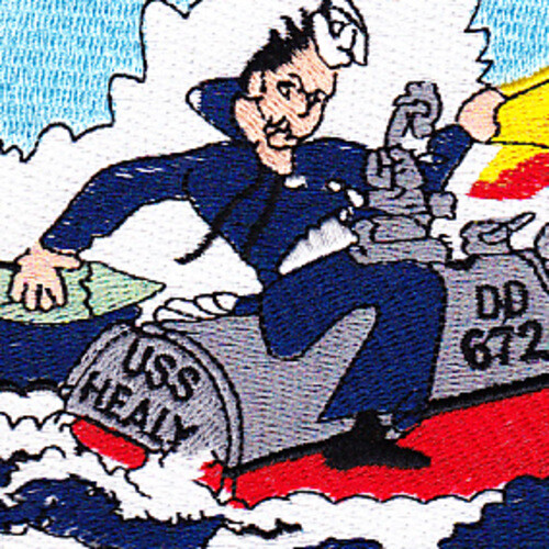 USS Healy DD-672 Destroyer Ship Second Version Patch