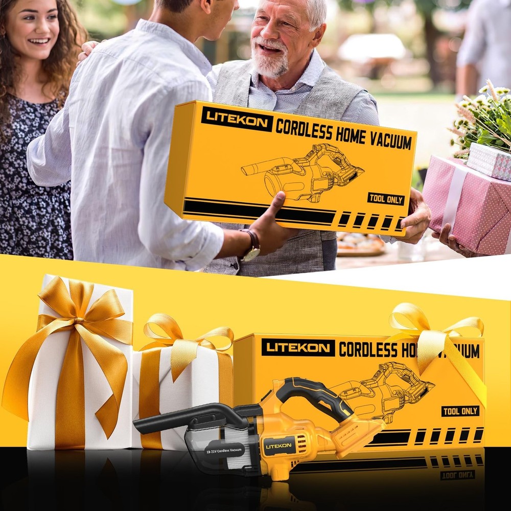 Cordless Vacuum Compatible with 𝗗𝗘-𝗪𝗔𝗟&#