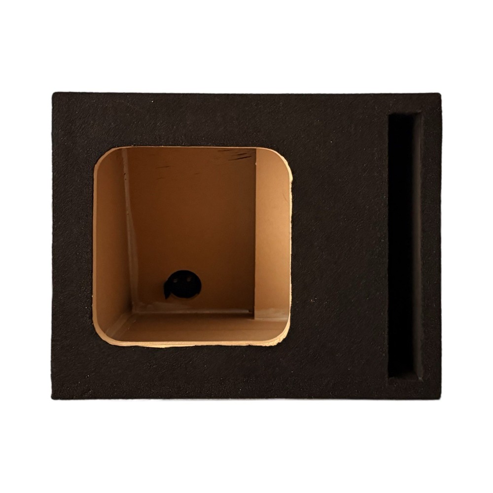Hatchback 8” Ported Square L7 Subwoofer Enclosure -Black