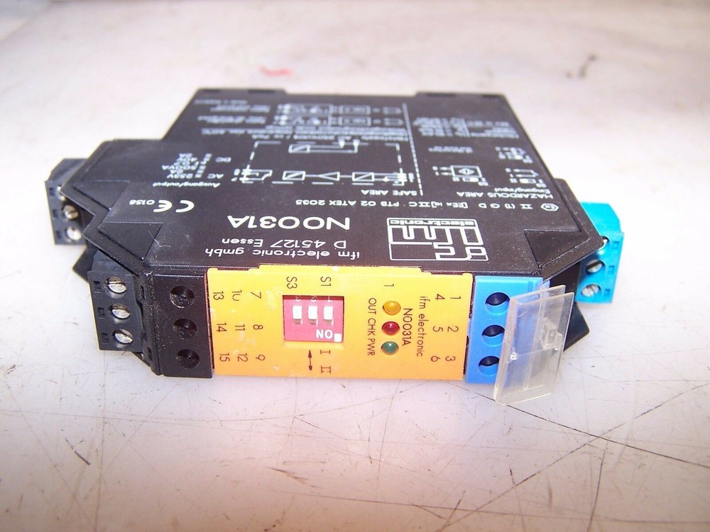 IFM ELECTRONICS N0031A SWITCHING AMPLIFIER INTRINSICALLY SAFE