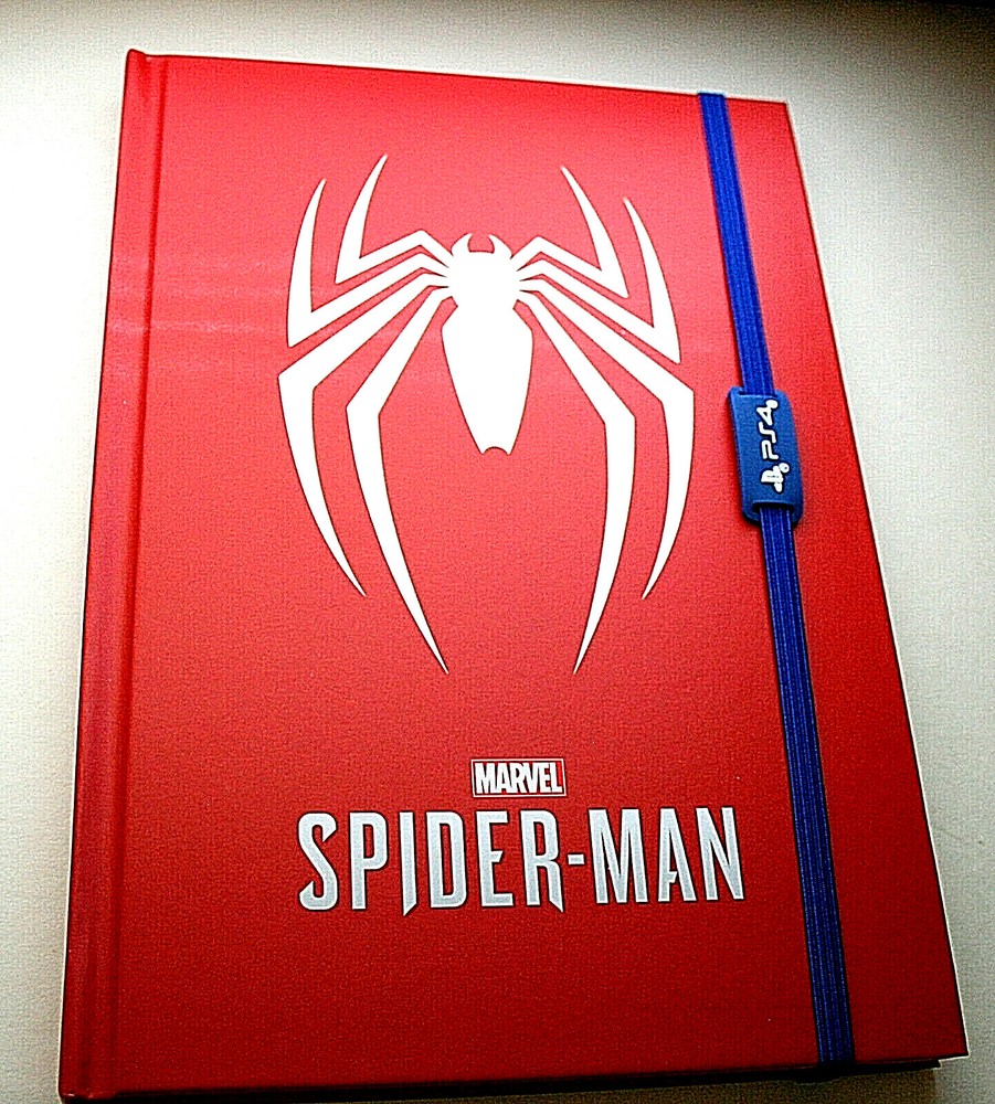 Rare Promo Marvel Comics PS4 Spiderman Game Swag Notebook Journal Diary New